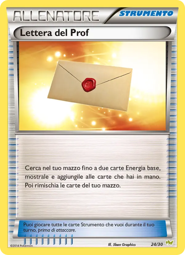 Lettera del Prof card image