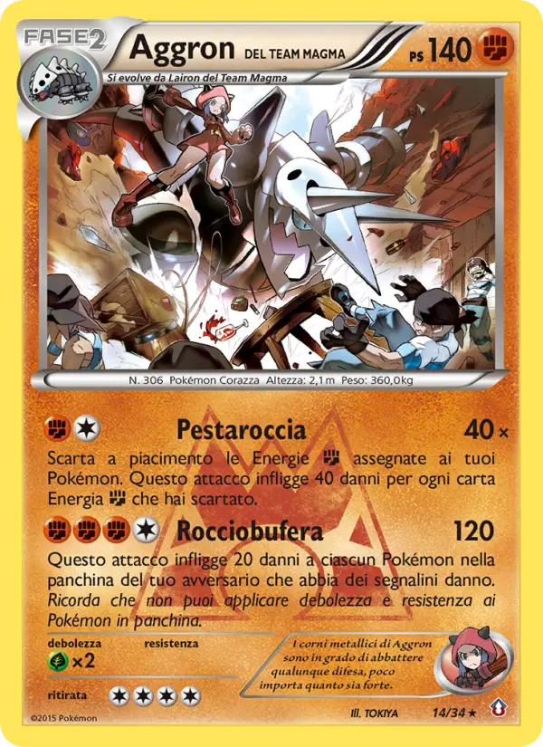 Team Magma's Aggron (Italian)