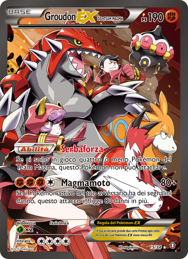 Team Magma's Groudon-EX