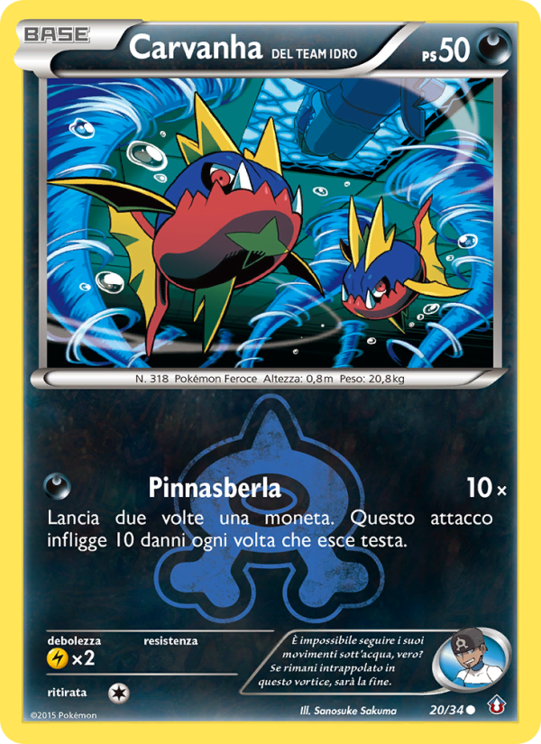Team Aqua's Carvanha