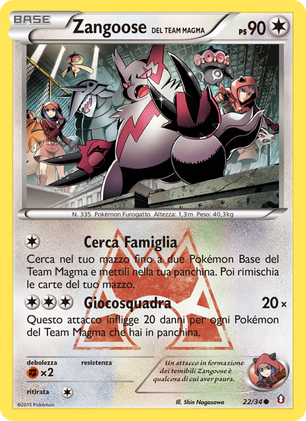 Team Magma's Zangoose