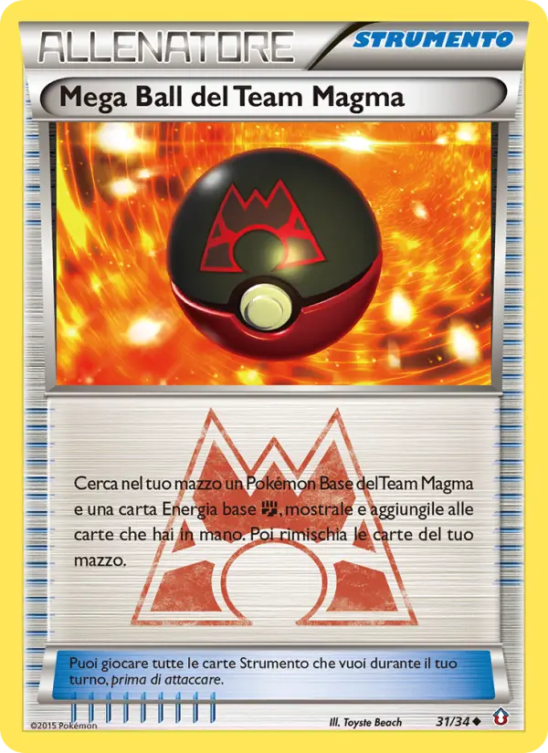 Team Magma's Great Ball (Italian)