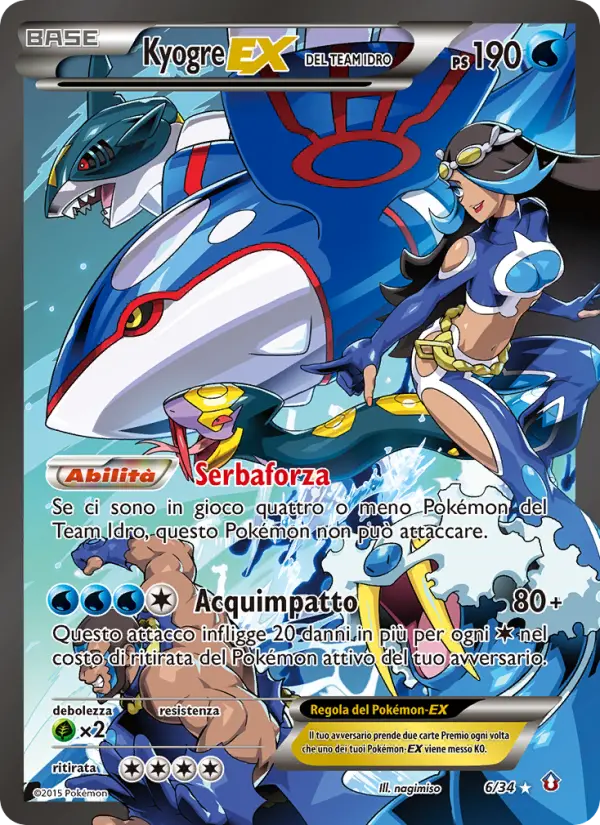 Team Aqua's Kyogre EX (Italian)