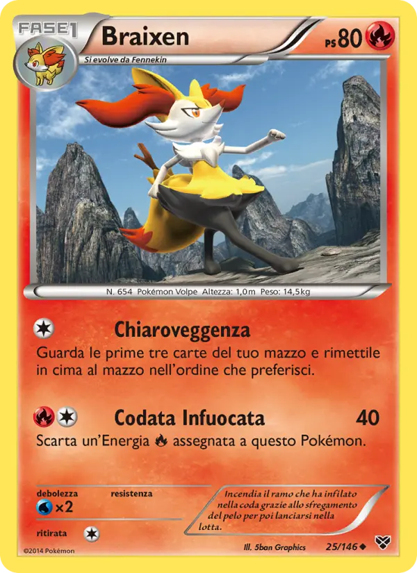 Braixen card image