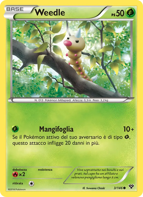 Weedle card image