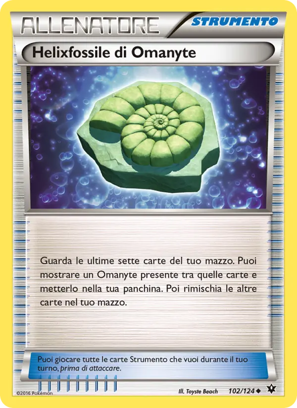 Helixfossile di Omanyte card image