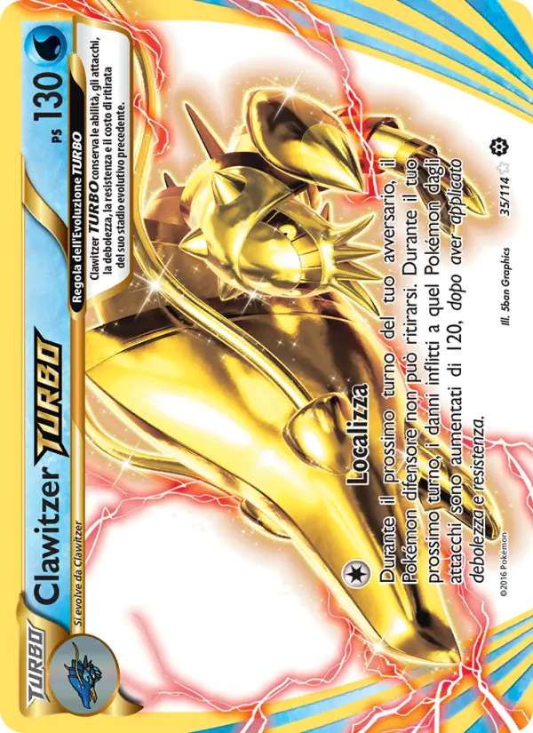 Clawitzer TURBO card image