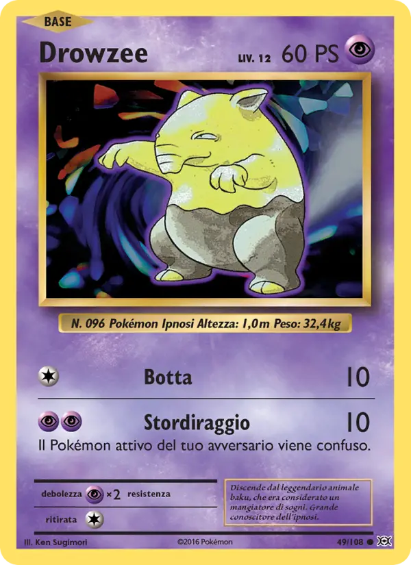 Drowzee card image