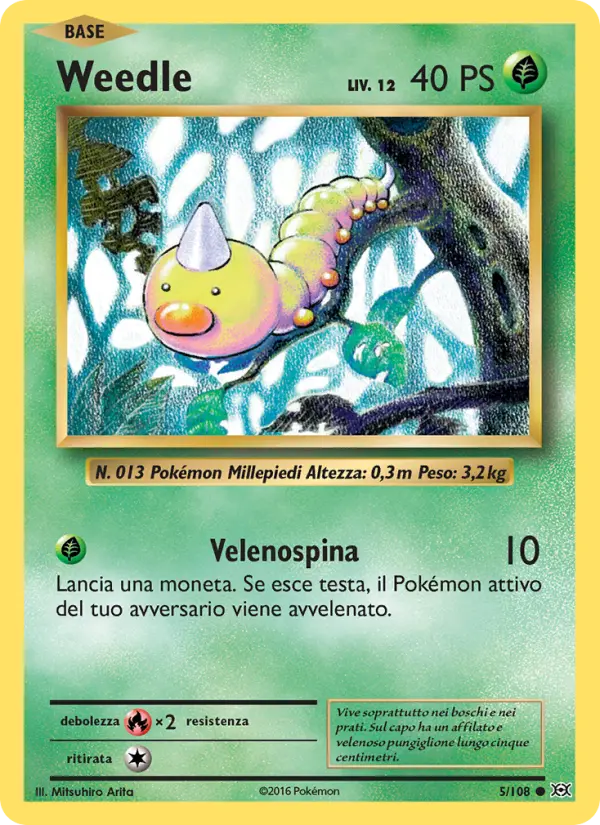 Weedle card image