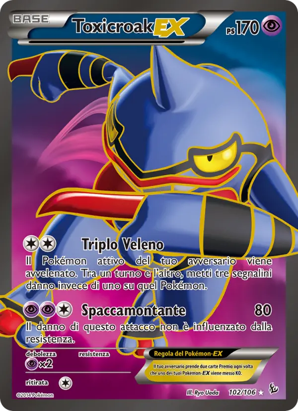 Toxicroak EX card image