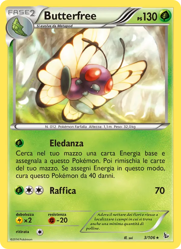 Butterfree card image