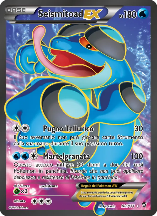 Seismitoad EX card image