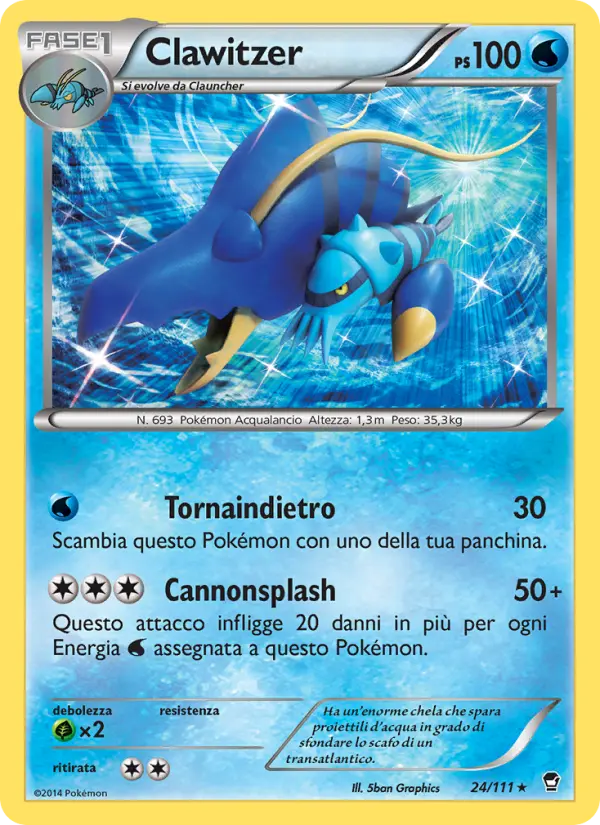 Clawitzer card image