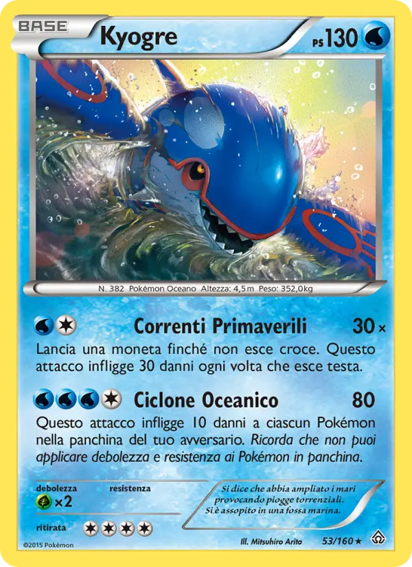 Kyogre card image