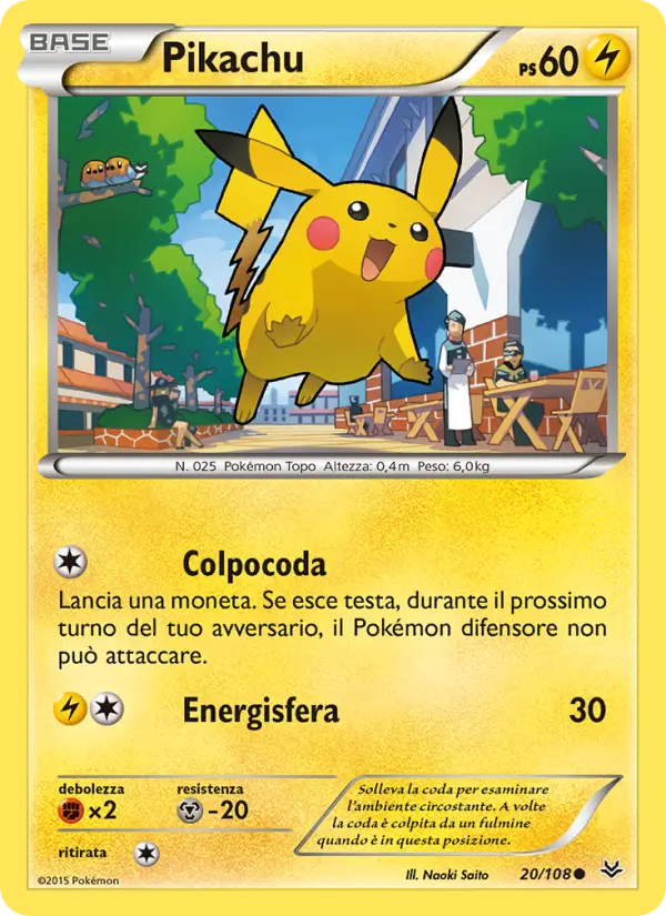 Pikachu card image