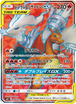 レシラム&リザードンGX (JAP)
