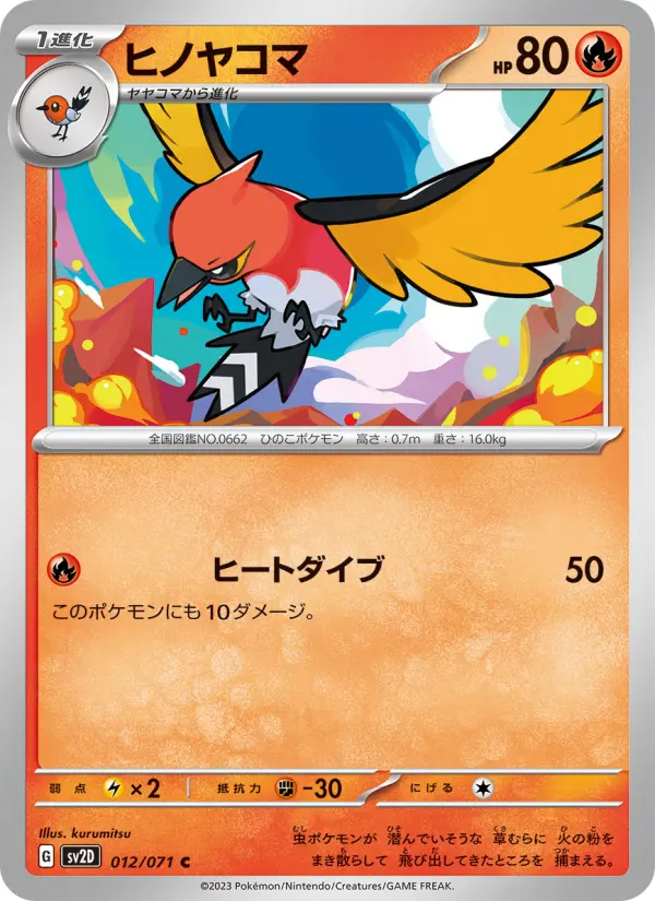 ヒノヤコマ card image