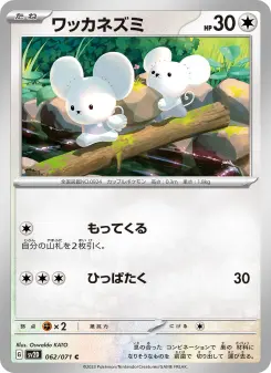 ワッカネズミ 062 Pokemon TCG Card