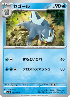 セゴール 026 Pokemon TCG Card
