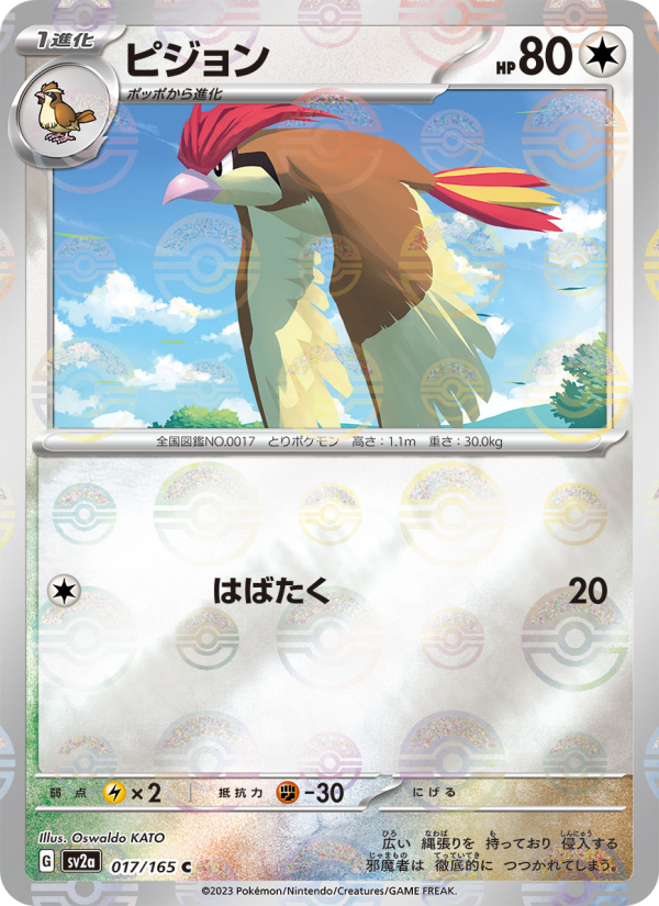 ピジョン — illustrated card