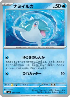 ナミイルカ 029 Pokemon TCG Card