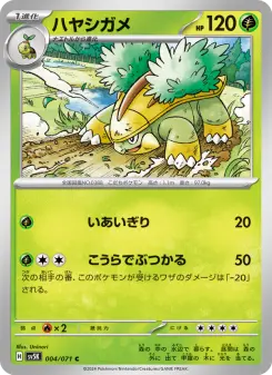 ハヤシガメ 004 Pokemon TCG Card