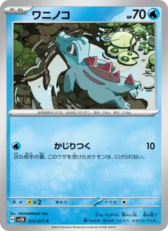 ワニノコ 013 Pokemon TCG Card