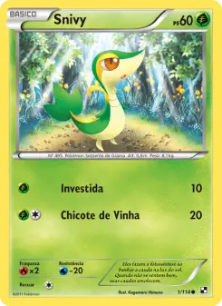 Snivy – Carta Pokémon TCG