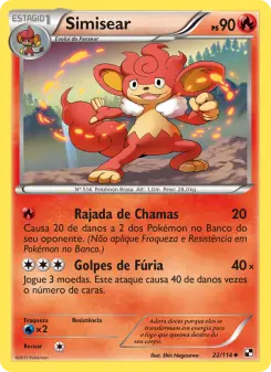 Simisear – Carta Pokémon TCG