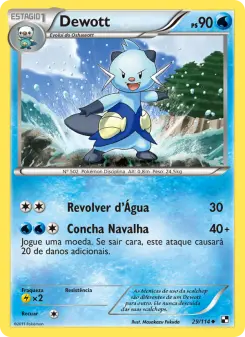 Dewott – Carta Pokémon TCG