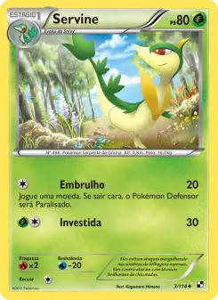 Servine – Carta Pokémon TCG