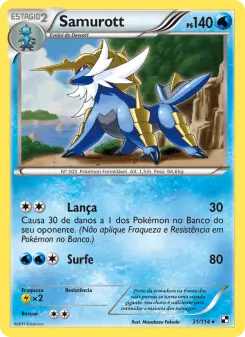 Samurott – Carta Pokémon TCG