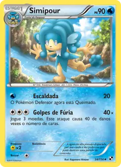 Simipour – Carta Pokémon TCG