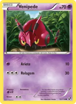 Venipede – Carta Pokémon TCG