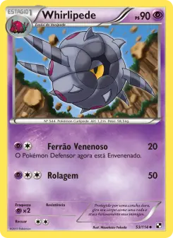 Whirlipede – Carta Pokémon TCG
