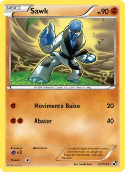 Sawk – Carta Pokémon TCG