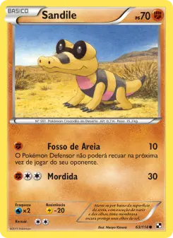 Sandile – Carta Pokémon TCG
