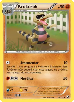 Krokorok – Carta Pokémon TCG