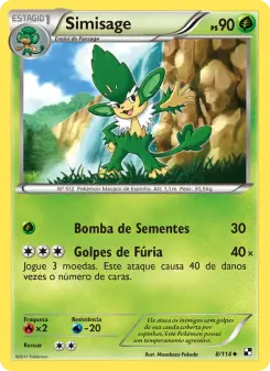 Simisage – Carta Pokémon TCG