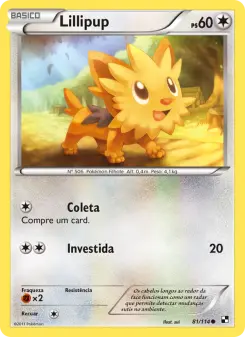 Lillipup – Carta Pokémon TCG
