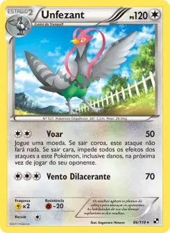 Unfezant – Carta Pokémon TCG