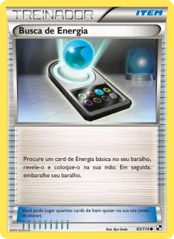 Busca de Energia – Carta Pokémon TCG