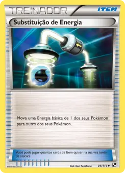 Substituição de Energia – Carta Pokémon TCG