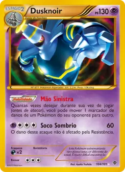 Dusknoir – Carta Pokémon TCG
