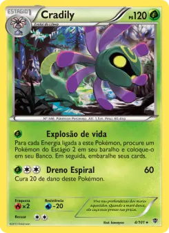 Cradily – Carta Pokémon TCG