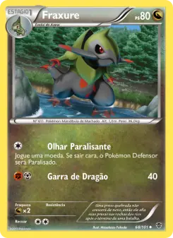Fraxure – Carta Pokémon TCG