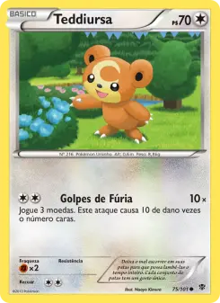 Teddiursa – Carta Pokémon TCG