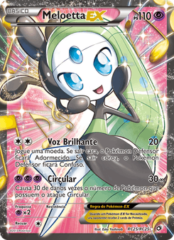 Carta mais valiosa de Meloetta: Meloetta-EX