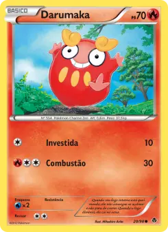 Darumaka – Carta Pokémon TCG
