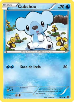 Cubchoo – Carta Pokémon TCG